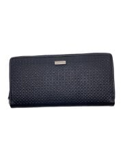 画像：長財布/レザー/BLK/メンズ