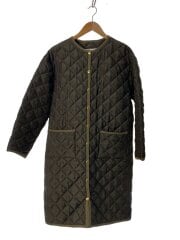 画像：キルティングジャケット/32/ポリエステル/KHK/無地/l212apqco0292aa