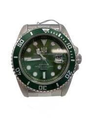 画像：SUBMARINE/ダイバーズウォッチ/クォーツ腕時計/アナログ/GRN/HYAKUICHI-011