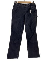 画像：ストレートパンツ/4/コットン/BLK/無地/102323