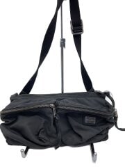 画像：ショルダーバッグ/ナイロン/BLK/無地