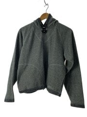 画像：90s/USA製/POLATTEC/ジップパーカー/S/ポリエステル/GRY