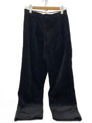画像：ストレートパンツ/79/コットン/BLK/無地