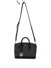 画像：ハンドバッグ/レザー/BLK/無地/285789