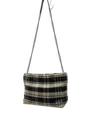 画像：トートバッグ/PVC/BLK/チェック