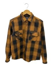 画像：長袖シャツ/M/コットン/ORN/チェック