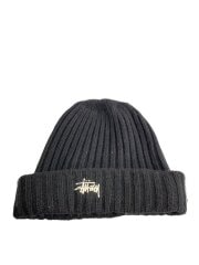 画像：ニットキャップ/--/アクリル/BLK/メンズ
