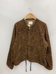 画像：ブルゾン/M/コーデュロイ/BRW/ペーズリー/8325-186-0779