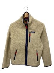 画像：レトロ・パイル・ジャケット_ベージュ/S/ポリエステル/BEG/無地