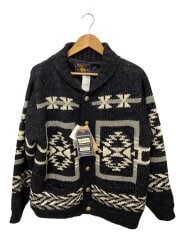 画像：23AW/ネパール ハンドニット/カーディガン(厚手)/L/ウール/BLK/23W-PNS-CARDIGAN