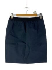 画像：スカート/40/コットン/ネイビー/無地