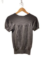 画像：半袖ニット・セーター(厚手)/--/ウール/GRY/JP-N008