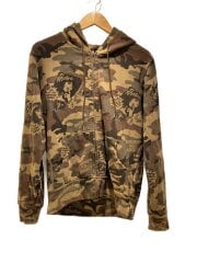 画像：ジップパーカー/M/コットン/KHK/カモフラ/0553CF13