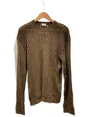 画像：ニット・セーター(厚手)/L/ウール/KHK/無地/KRHG-YA-3558