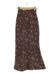 画像：Jacquard Leaf Pencilskirt/ロングスカート/36/--/12310807//