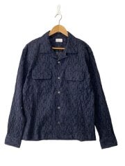 画像：26SS/LONGSLEEVE EMBROIDERY SHIRT/2/コットン/BLK/総柄/US2548//