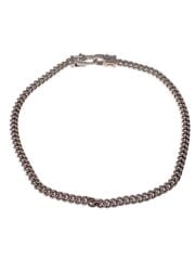 画像：Curb Bracelet M/ブレスレット/SV925/SLV/メンズ