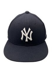 画像：キャップ/7 3/8/コットン/NVY/メンズ