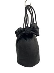 画像：ショルダーバッグ/ベロア/BLK