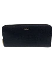 画像：長財布/レザー/BLK/レディース