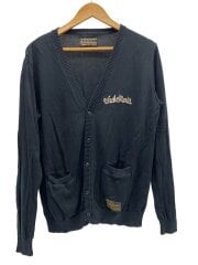 画像：カーディガン(薄手)/L/コットン/BLK/16SS-KNT-02