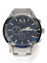 画像：クォーツ腕時計/アナログ/ステンレス/BLK/SLV/AX1213