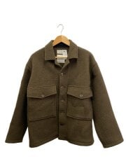 画像：ジャケット/2/ウール/BRW/無地/A19C-01SH01C