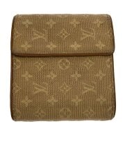 画像：ポルト・ビエ・カルト・クレディ・モネ_モノグラム・ミニ/キャンバス/BEG/メンズ