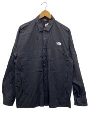 画像：SWALLOWTAIL SHIRT_スワローテイルシャツ/L/ナイロン/BLK