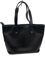 画像：トートバッグ/レザー/BLK/無地/c9876