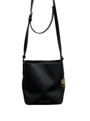 画像：ショルダーバッグ/レザー/BLK/35F8GKFM1L