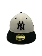 画像：キャップ/7 1/4/コーデュロイ/WHT/メンズ