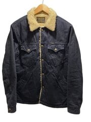 画像：ジャケット/M/ポリエステル/BLK/無地