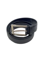 画像：プレーンベルト/レザー/BLK/メンズ/2C 2114