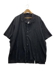 画像：半袖シャツ/XL/ポリエステル/BLK/無地/JD1457
