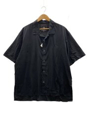 画像：半袖シャツ/M/ポリエステル/BLK/無地/JD1457