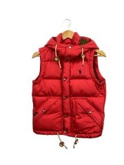 画像：ダウンベスト/--/ポリエステル/RED