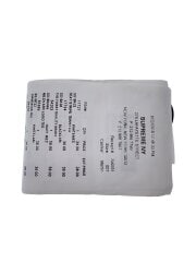 画像：×MM6/24SS/Receipt Wallet/2つ折り財布/レザー/BLK/メンズ/粘着剥が