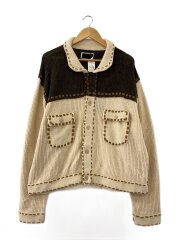 画像：PG1/カーディガン(厚手)/L/コットン/BEG/PD-252-KN-011