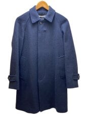画像：HARRIS TWEED/ステンカラーコート/S/ウール/NVY/51-19-0177-565