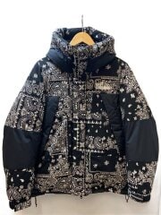 画像：ダウンジャケット/M/ポリエステル/BLK/総柄/203-1501