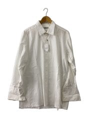 画像：90s/長袖ドレスシャツ/フランス製/17/コットン/WHT