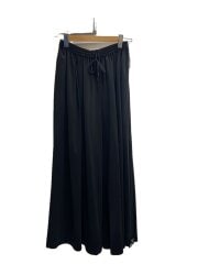画像：24aw/ドローストリングストレッチコンパクトギャザーワイドパンツ/1/BLK/534-4930113