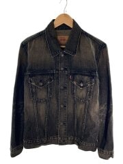 画像：90s/ダメージ加工/Gジャン/M/デニム/BLK/70599-0005