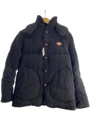 画像：Wool Mosser Down Jacket/40/ウール/BLK/無地/JD-8853 CWM-BM