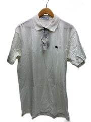 画像：ポロシャツ/L/コットン/WHT