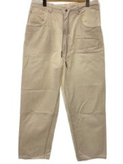 画像：ボトム/L/コットン/WHT/無地/51-234-07-020078