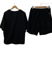 画像：ベースボールシャツ/セットアップ/M/コットン/BLK/23-051-340-0000-1-0