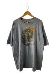 画像：カットソー/--/コットン/GRY/プリント