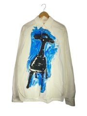 画像：長袖シャツ/48/コットン/WHT/CUMU0025P0